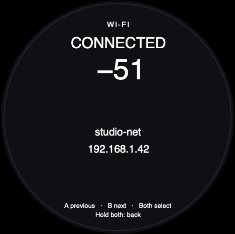 Round-screen acceptance reference for Captive Portal