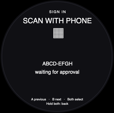 Round-screen acceptance reference for WorkOS AuthKit